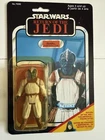 Vintage Star Wars Kenner CANADA ROTJ 65 Back KLAATU SKIFF GUARD Figure MOC 1983