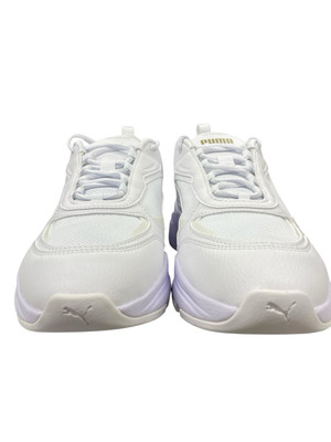 Puma Womens Cassia White Team Gold Women 384647 01 New In Box