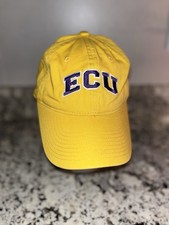 East Carolina Pirates Yellow Legacy Adjustable Baseball Cap Hat NCAA University