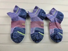 Bombas Hex-Tec Athletic Ankle Socks Lot Of 3 Pairs Size M