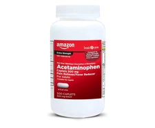 Basic Care Extra Strength Acetaminophen 500 mg 500 Caplets