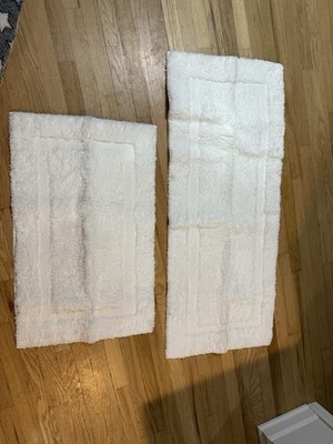 Bathroom Rug Set 2 Rugs 46x20'' & 31x20'' Super Soft Absorbent Bath Mats NonSlip