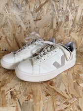 Men’s Veja Campo White Leather Trainers - UK Size 8