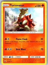 POKÉMON TCG TURTONATOR 26/147 RARE BURNING SHADOWS LIGHTLY PLAYED