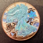 Rare 2019 American Silver Eagle 1 OZT .999 Jewish Holiday Yom Kippur Coin