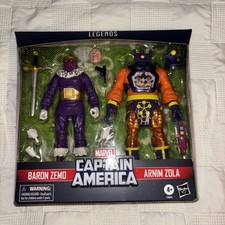 Marvel Legends Captain America Baron Zemo & Arnim Zola Figure 2-Pack Hasbro NEW