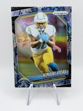 Kimani Vidal - 2025 Panini Prizm #134 Navy Camo /25 Los Angeles Chargers SSP