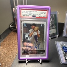 2018 Bowman Draft Chrome Ryan Rolison #CDA-RR PSA Gem Mint 10 Rockies