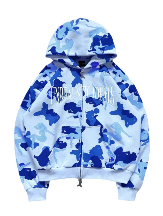 Named Collective Unrealistic Ideals Camo Zip Hoodie Pants Pink Christmas  Gifts