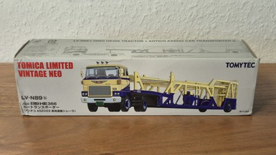 1:64 Tomica Limited Vintage - LV-N89b - Hino HE366 - Autotransporter - TLV