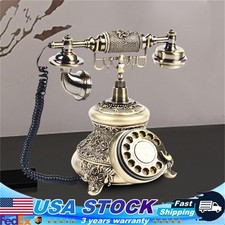 Vintage Phone Antique Rotary Dial Telephone Retro Landline Decor Old Fashioned