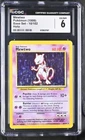 Mewtwo *CGC 6* Holo *Base Set* #10 *1999* Vintage * Pokemon