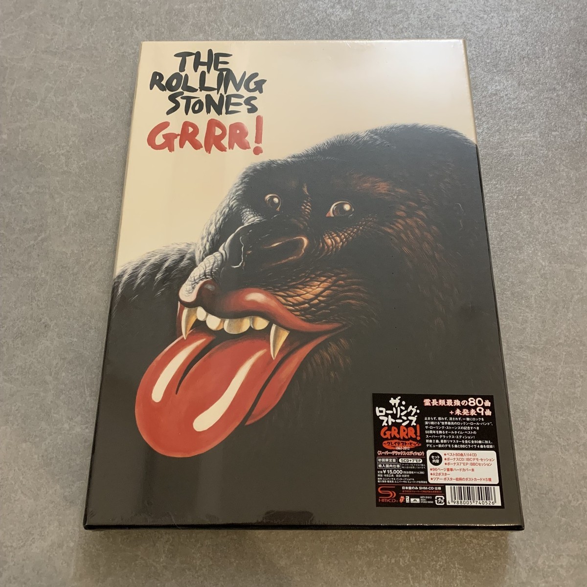 THE ROLLING STONES GRRR! アナログ5枚組シリアルNo.入 THE ROLLING STONES GRRR! JAPAN SUPER DELUXE EDITION 5CD 7