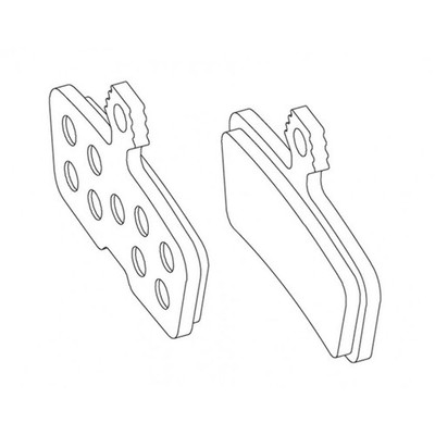 Sram Scheibenbremsbelag Set Avid Code MY 11 organisch/Alu