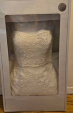 Pre-owned David's Bridal Ivory Wedding dress & Veil