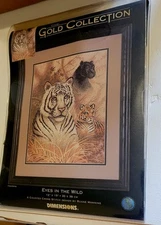 New Eyes In The Wild Counted Cross Stitch Gold Collection 12"×15" 2001