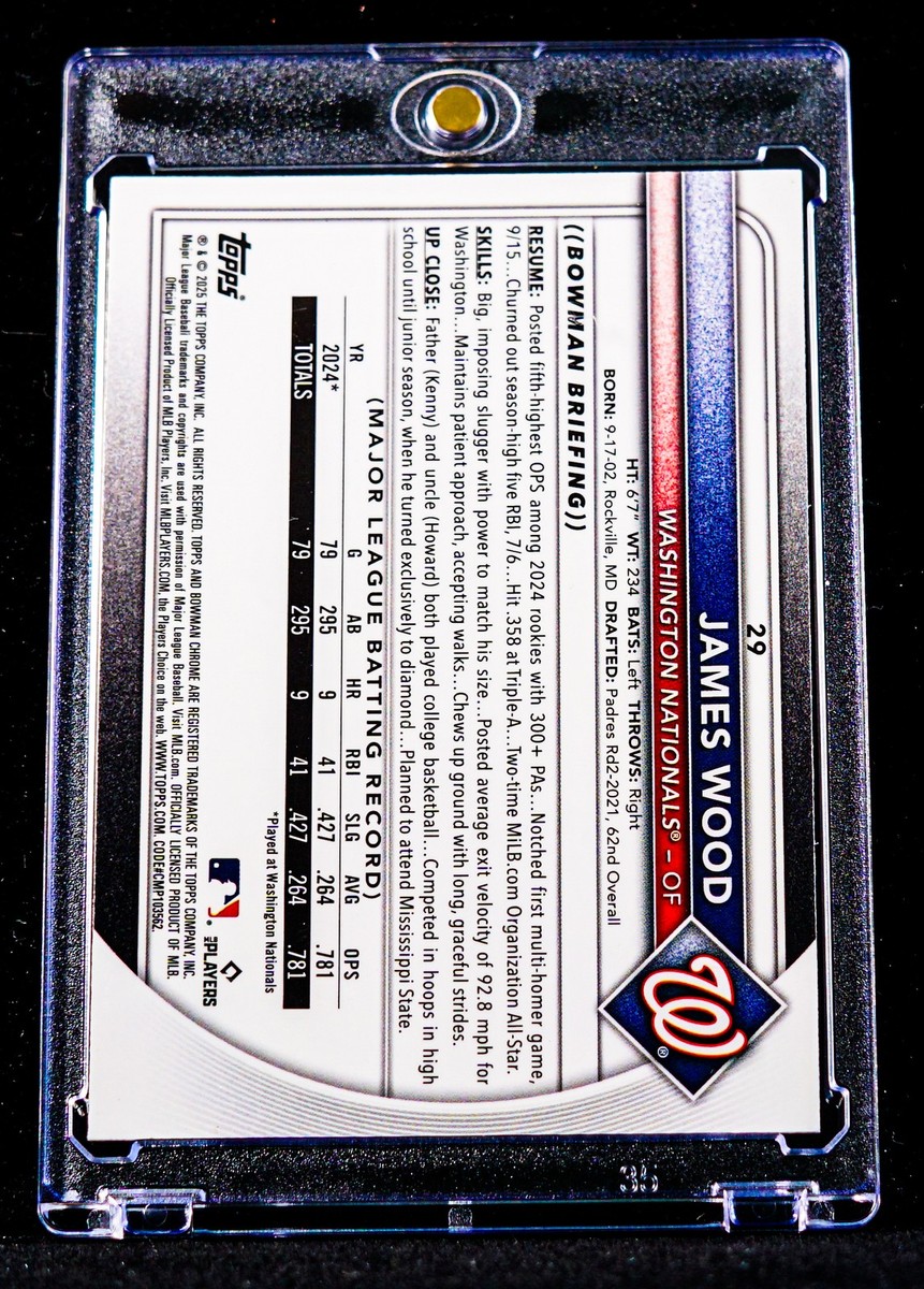 JAMES WOOD CHROME REFRACTOR ROOKIE PANDORA PRIZM CARD RC | eBay