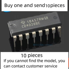 10 piece set CD4026BE in-line DIP-16 counter chip 16MHz 3V~ 18V
