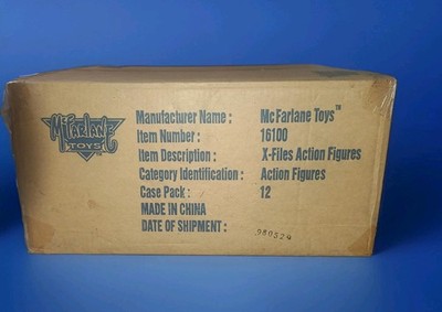 LOT of 12   X-Files 1998 Qty12 McFarlane toys Action Figures 1-Case unopened NEW