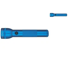Durable LED 2-Cell D Flashlight in Blue - 213 Lumens for Ultimate Reliability