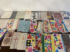 Scrapbook Stickers Lot Of 60 Scrapbooking LOT 1