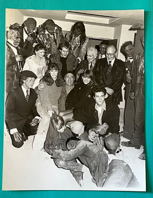Type 1 Original Photo Cast of ''Night of the Living Dead 2'' w/ zombies 1987 7x9