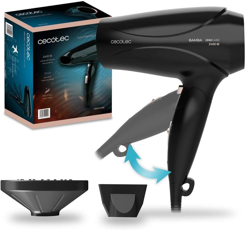 Asciugacapelli IoniCare 5450 Power&Go Pro Fire | Bellezza e Potenza 2400W