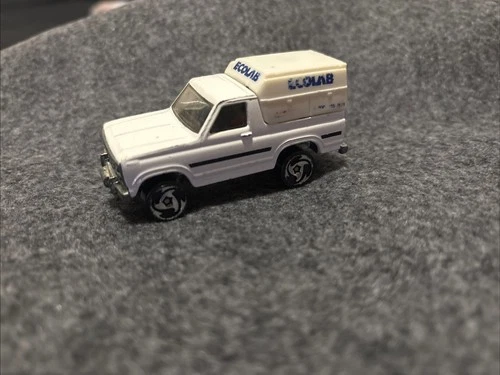 Ford Bronco Ecolab Hot Wheels 1980 4x4 Pickup Truck Vintage 1/64