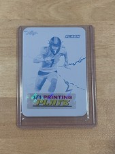 Devin Carter 2025 Leaf Eclectic Football Signature Series 1/1 Printing Plate