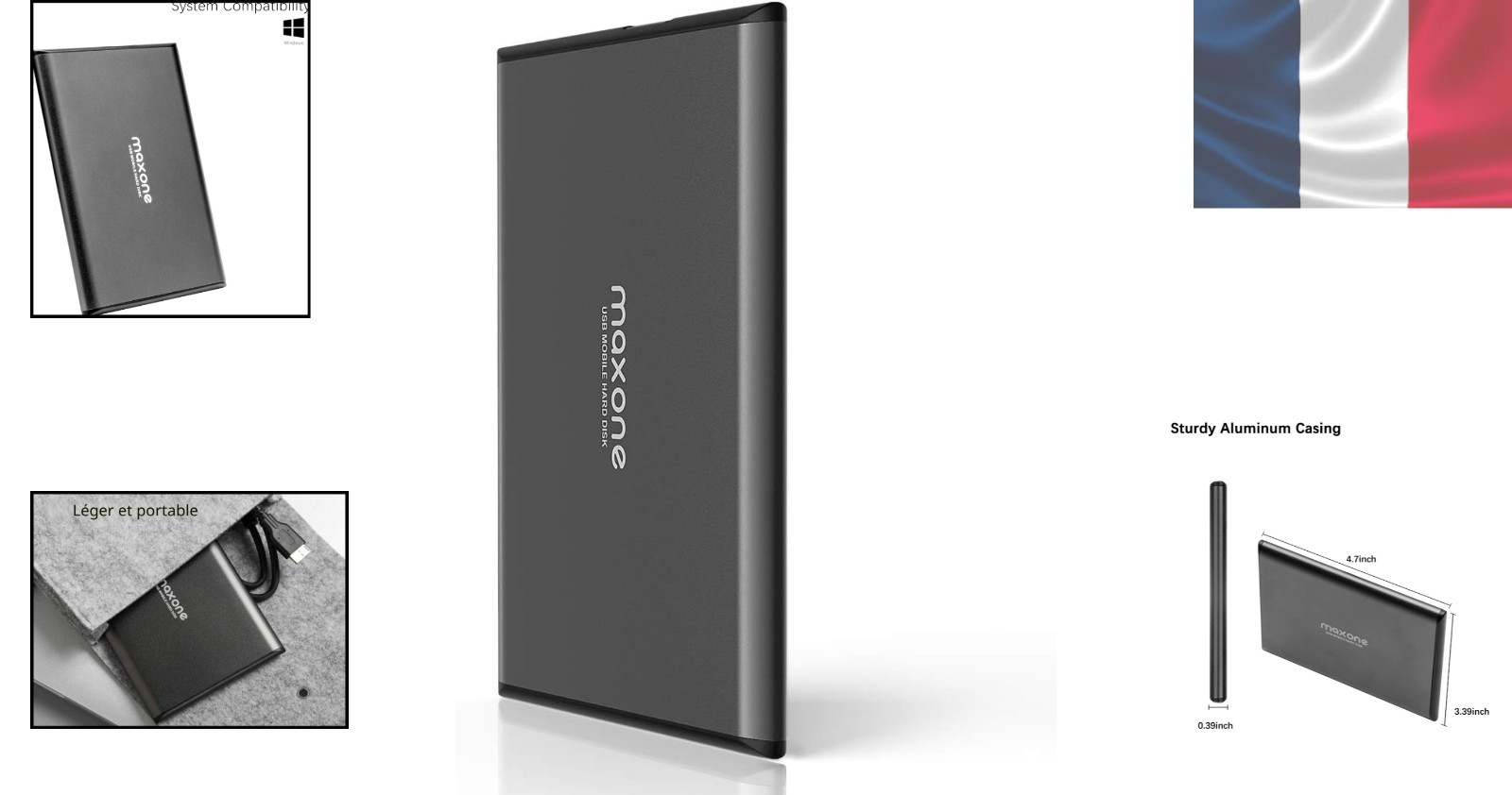 Disque Dur Externe 320Go pour Libérer de l'Espace Disque Surchargé sur Console et PC