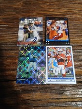 Peyton Manning Football Cards Indianapolis Colts, Denver Broncos, HOF Set of 4