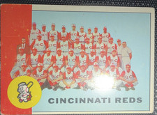 Topps 1963 Cincinnati Reds #63 Base Set MLB Baseball Trading Card