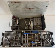 Swiss LCP Locking Small Fragment + Cannulated System w/ Case Orthopedics Trauma