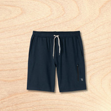 NWT Vuori Men's Sunday Performance Short 8" - Ink Heather color - New