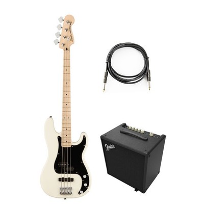 Squier Affinity P-Bass PJ OWH - Pack basse électrique-Set