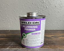 Weld-On Plumbing Primer Purple 32 fl oz For PVC  CPVC Pipes