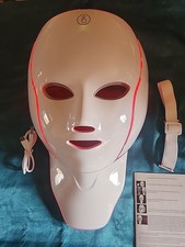 7 Colors Led Light Therapy Facial/Neck Mask for Skin Tightening and Anti-Aging