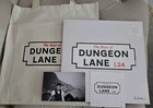 RARE Paul McCartney The Boys of Dungeon Lane Pink & Promo POSTCARD TOTE BAG NEW