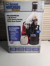 NEW - Basement Watchdog Combo CITE-33 1/3HP Primary & Backup Sump Pump System