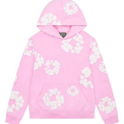 Denim Tears The Cotton Wreath Hoodie Puderrosa