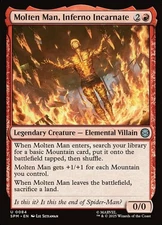 Molten Man, Inferno Incarnate Light Play, English Magic the Gathering MTG Marvel