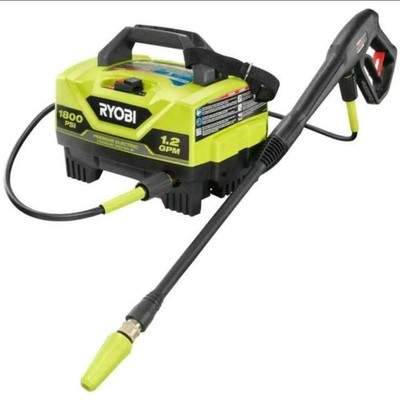 RYOBI RY141802VNM Electric Pressure Washer 1800 PSI 1.2GPM Open Box NEW