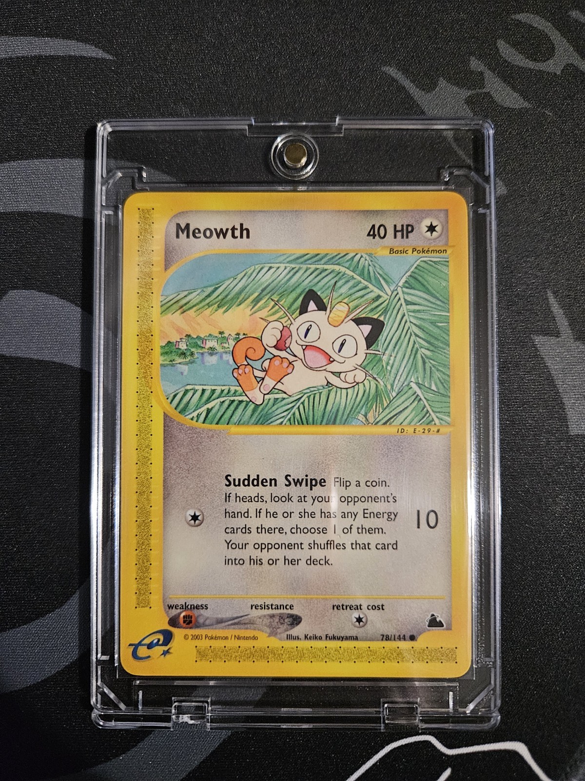 Meowth 78/144 Skyridge Regular Common NM
