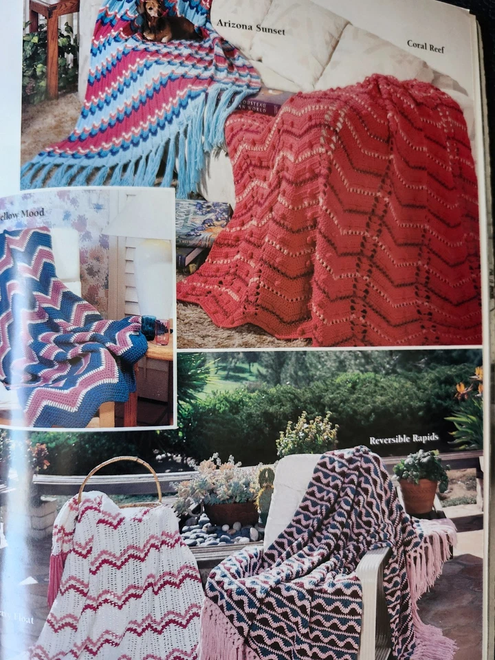 Knit & Crochet The Ultimate Ripple Afghan Book 1188 - 25 designs OOP book - Image 4 of 4