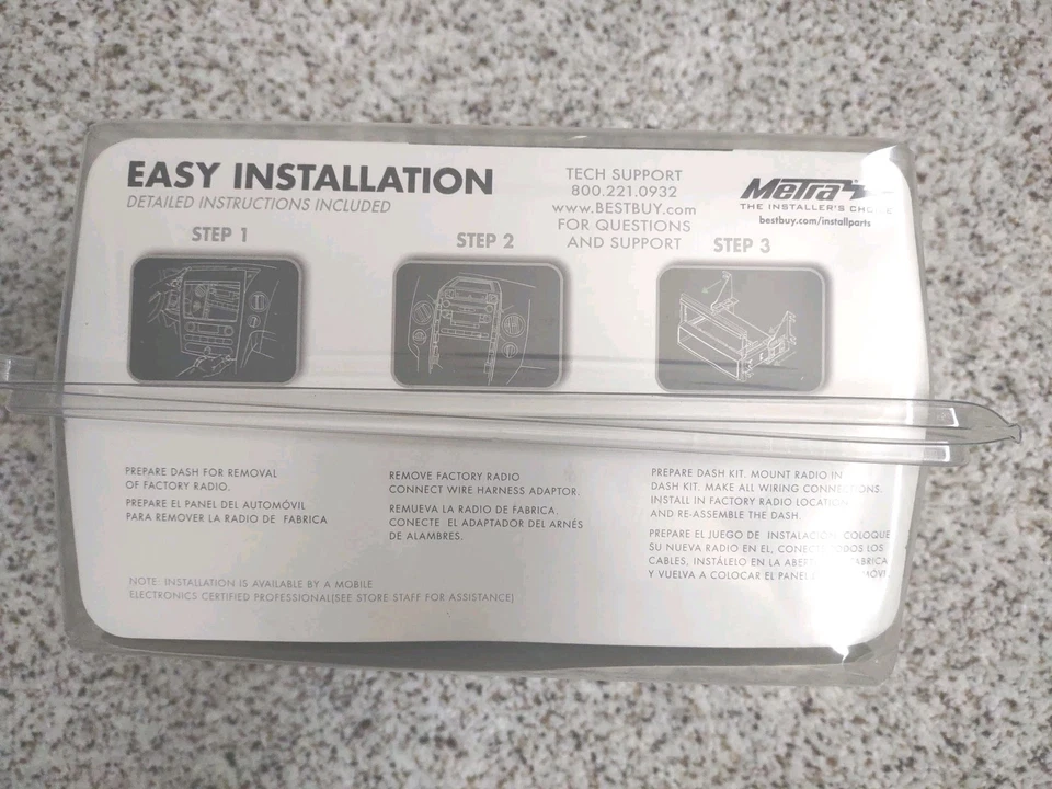 Car Stereo Installation Kit Fits Ford 2004-Up By Metra  - DIY Made In USA  - Image 4 of 4