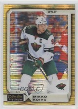 2018-19 O-Pee-Chee Platinum Seismic Gold 36/50 Mikko Koivu #96 0ma5