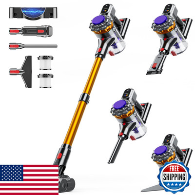 Kqaha Cordless Vacuum Cleaner 550W 45Kpa 65Mins Vacuum Cleaners For Home Stick