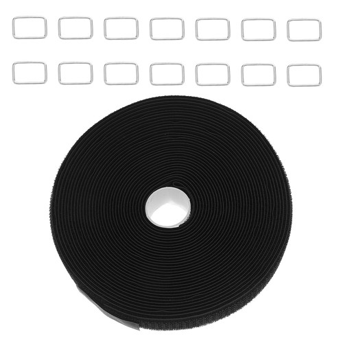 Tie Reusable Fastening Tape Wraps Cinch Strap Straps with Buckles - 第 1/12 張圖片