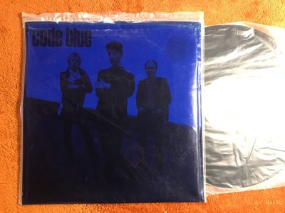 s/t Code Blue US LP 1980 PROMO w/blue poly ziplock bag og power pop punk bsk3461
