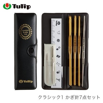 Tulip ETIMO Crochet Hook with grips needle Set TCK-001 Classic 1 7-Piece Japan